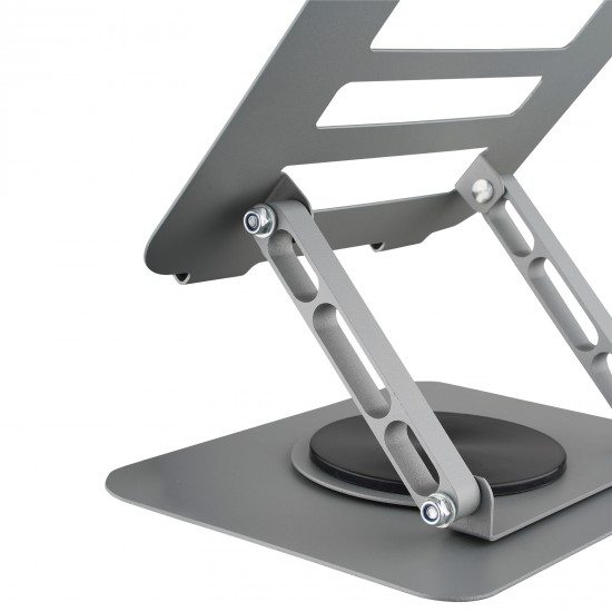 Laptop Stand Folding Lift Cooling Base Desktop Tablet Portable  Adjustable Bracket Compatible With All Notebook Sliver